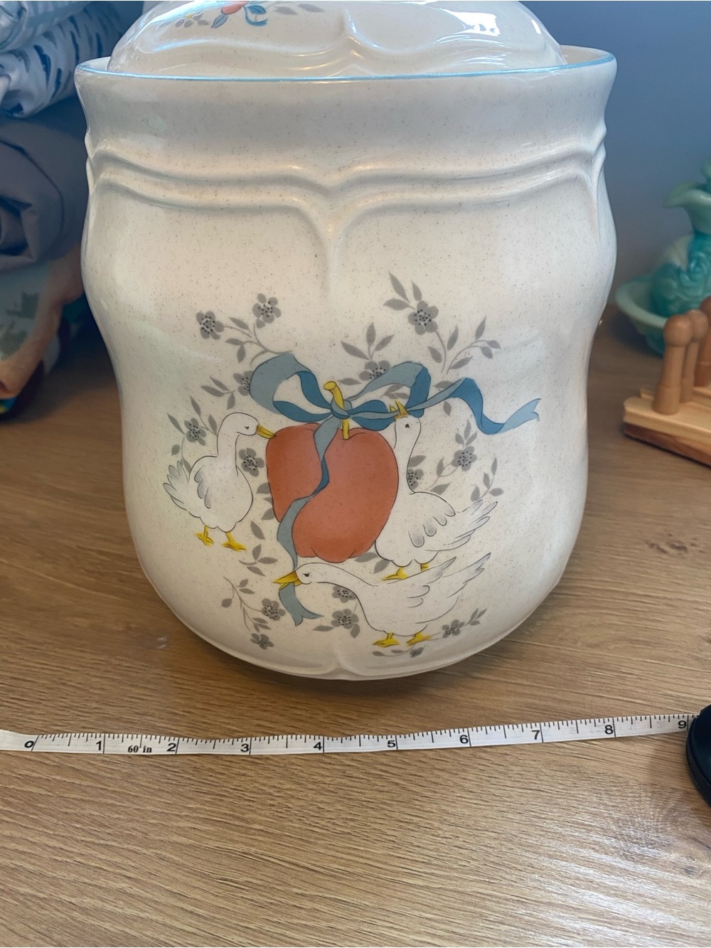 Vintage Marmalade Country Goose Cookie Jar| Large Canister - Picture 5 of 7